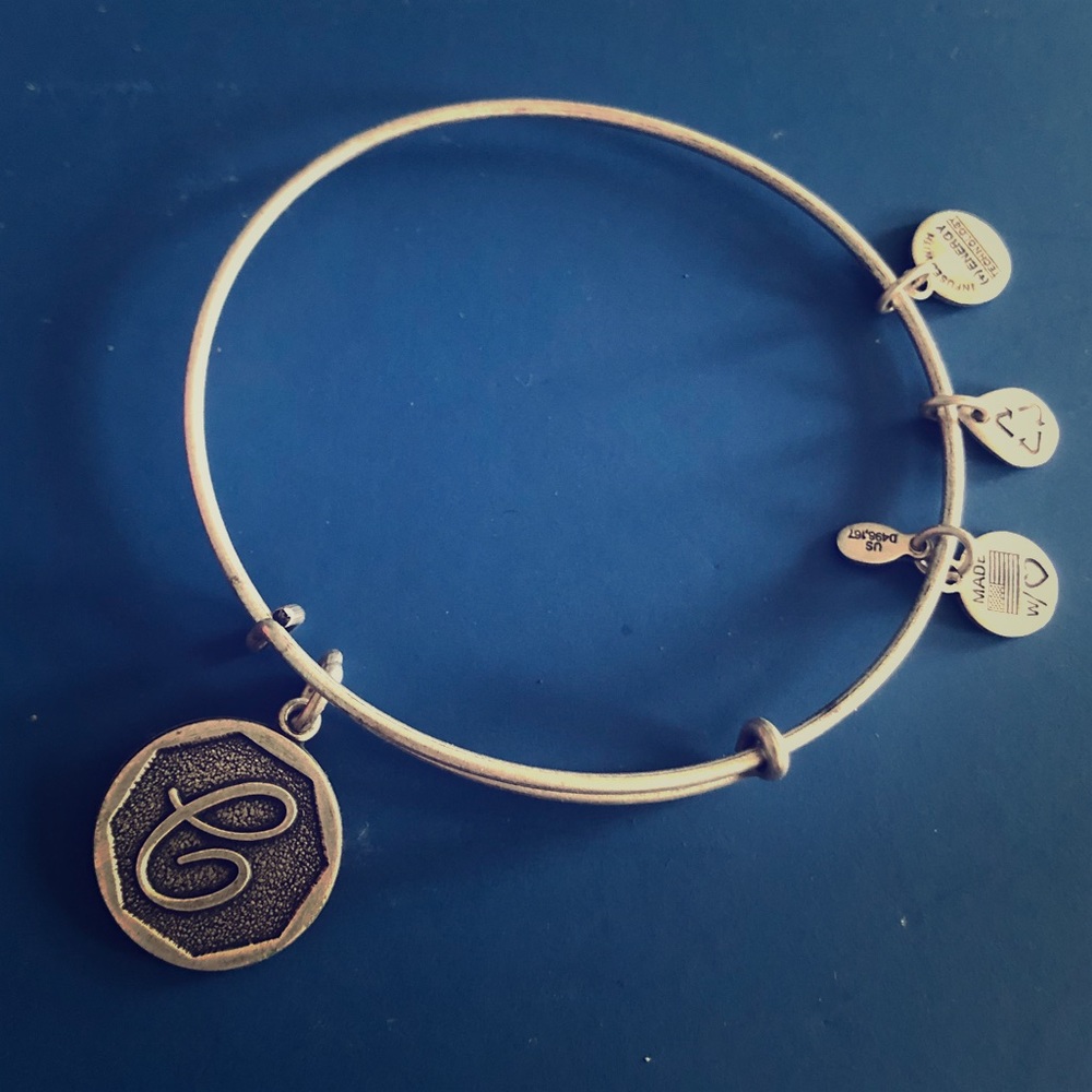 Alex and Ani Charm Bangle- Letter C